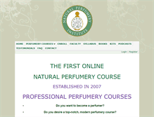 Tablet Screenshot of perfumeclasses.com